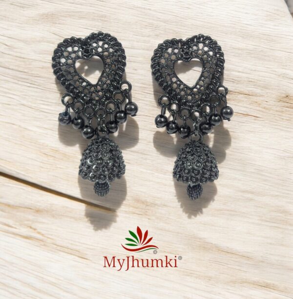 Oxidised Jhumka Earring For Women
